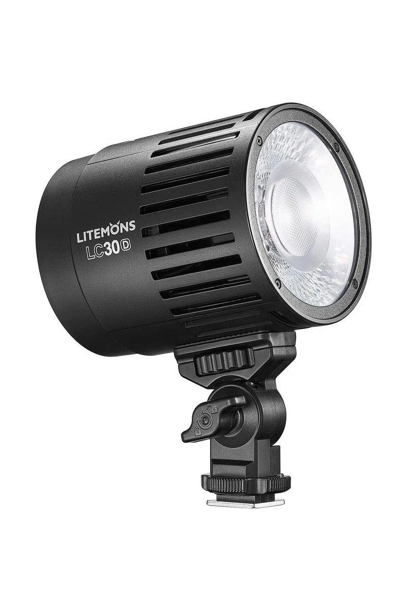 Godox LC30D lampa stołowa LED z lampką wideo 33 W 5600 K temperatura barwowa ściemniana 8 efektów świetlnych FX CRI95+ TLCI96+ do fotografii z uchwytem AH-01 do fotografii, strumieniowa na żywo