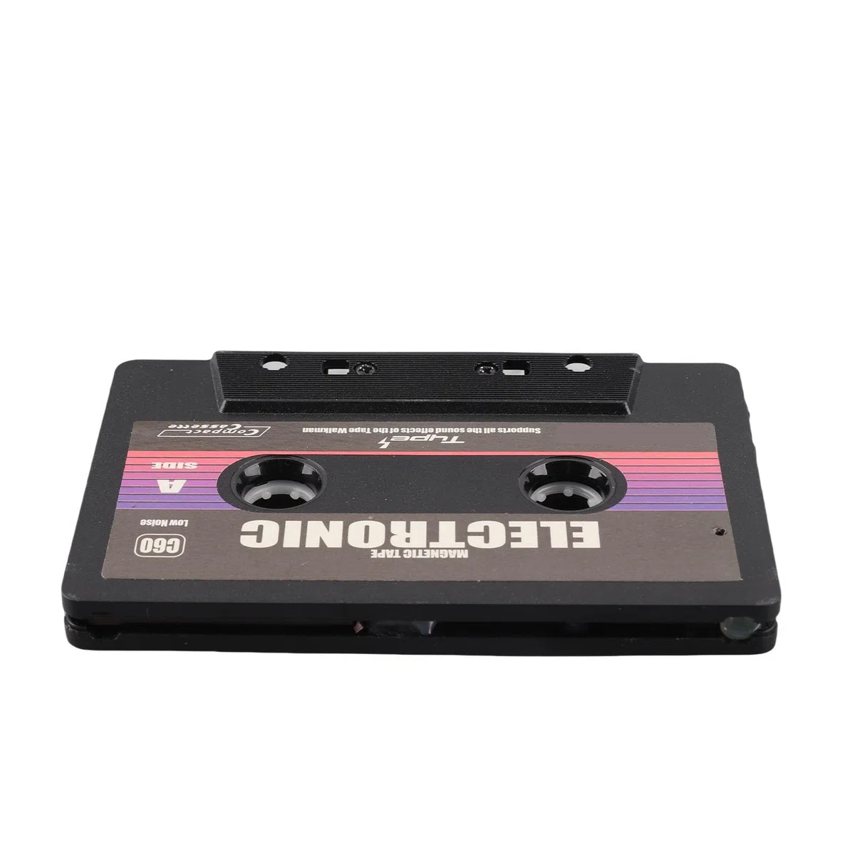 Fdit Samochodowy Adapter do Kaset Bluetooth Stylowy i Przenośny Odbiornik do Płynnego Odtwarzania Muzyki w Pojazdach Konstrukcja Zasilana Przez USB