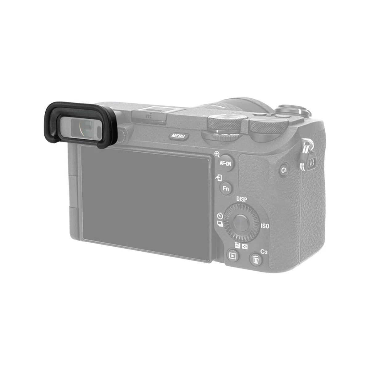 JJC okular muszla oczna z miękkiego silikonu do bezlusterkowego aparatu Sony Alpha A6700 ILCE-6700 APS-C, zastępuje Sony FDA-EP20