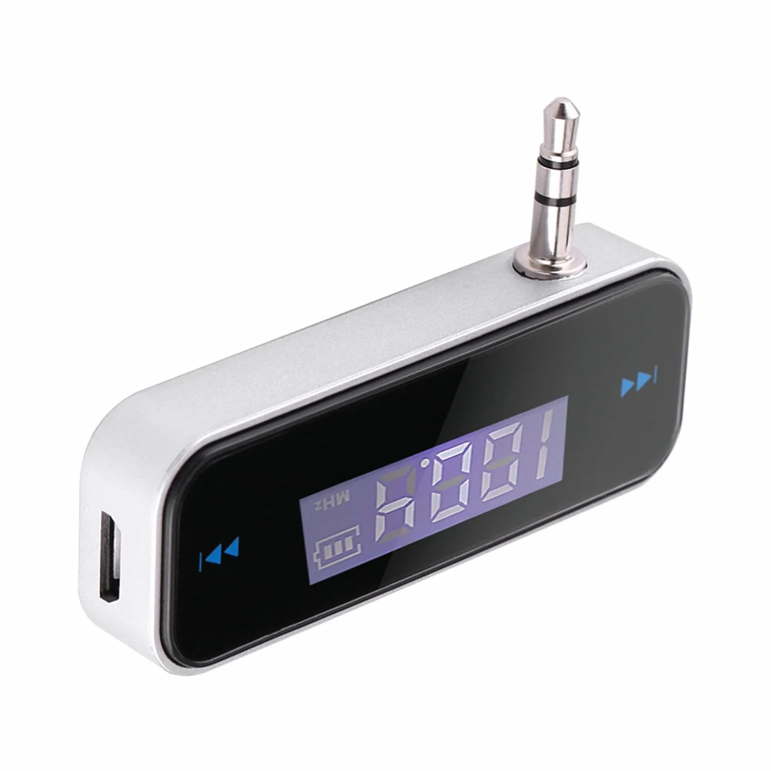 Zestaw samochodowy z nadajnikiem FM i adapterem audio, bezprzewodowy nadajnik radia samochodowego, wbudowany port AUX 3,5 mm do smartfonów samochodowych 6s 5 SE, odtwarzaczy MP3 MP4