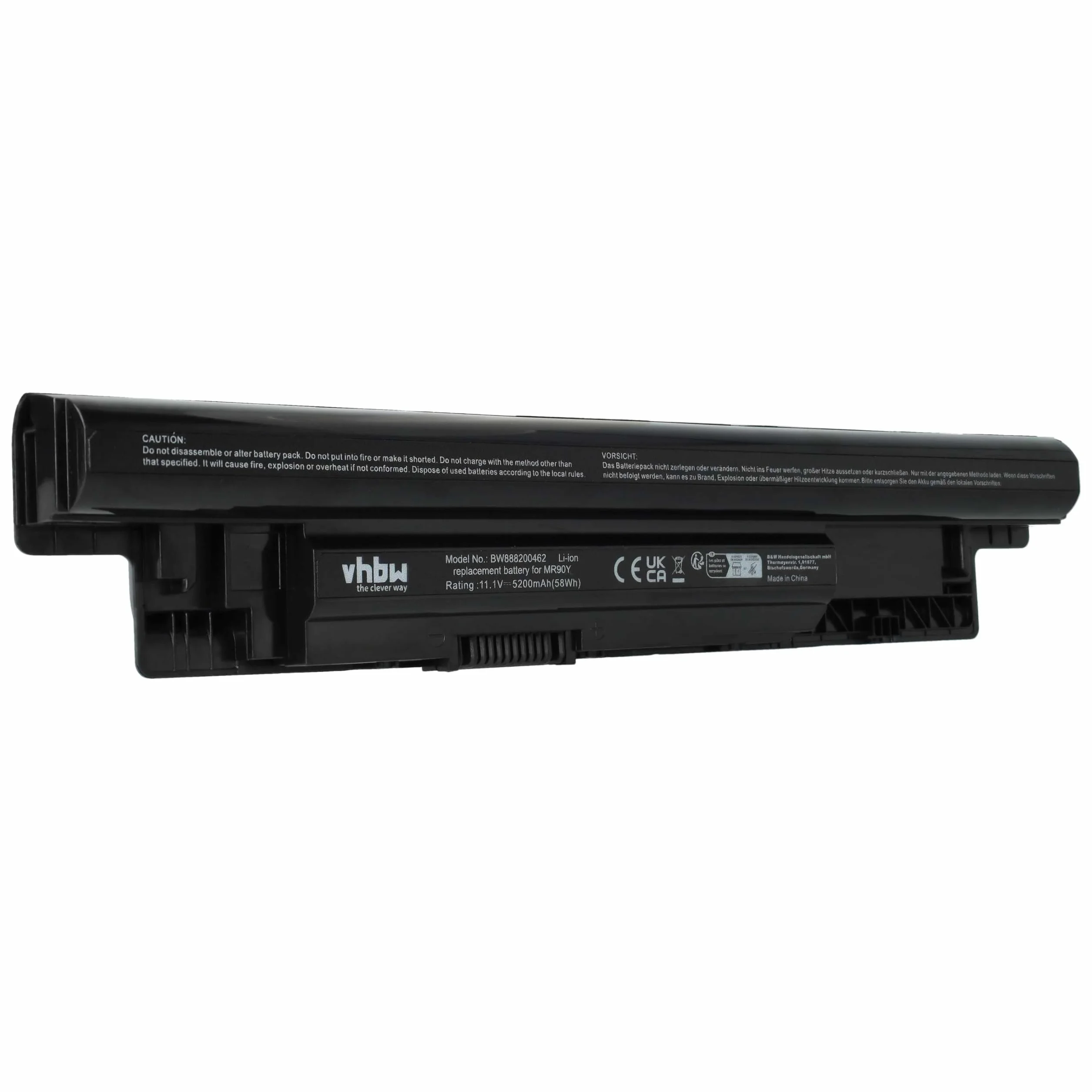 vhbw 1 x bateria kompatybilna z Dell Inspiron 17R 5737, 3437, 17R 5737 JB57SXI, 3443, 3521 notebooków (5200mAh, 11,1V, Li-Poly)