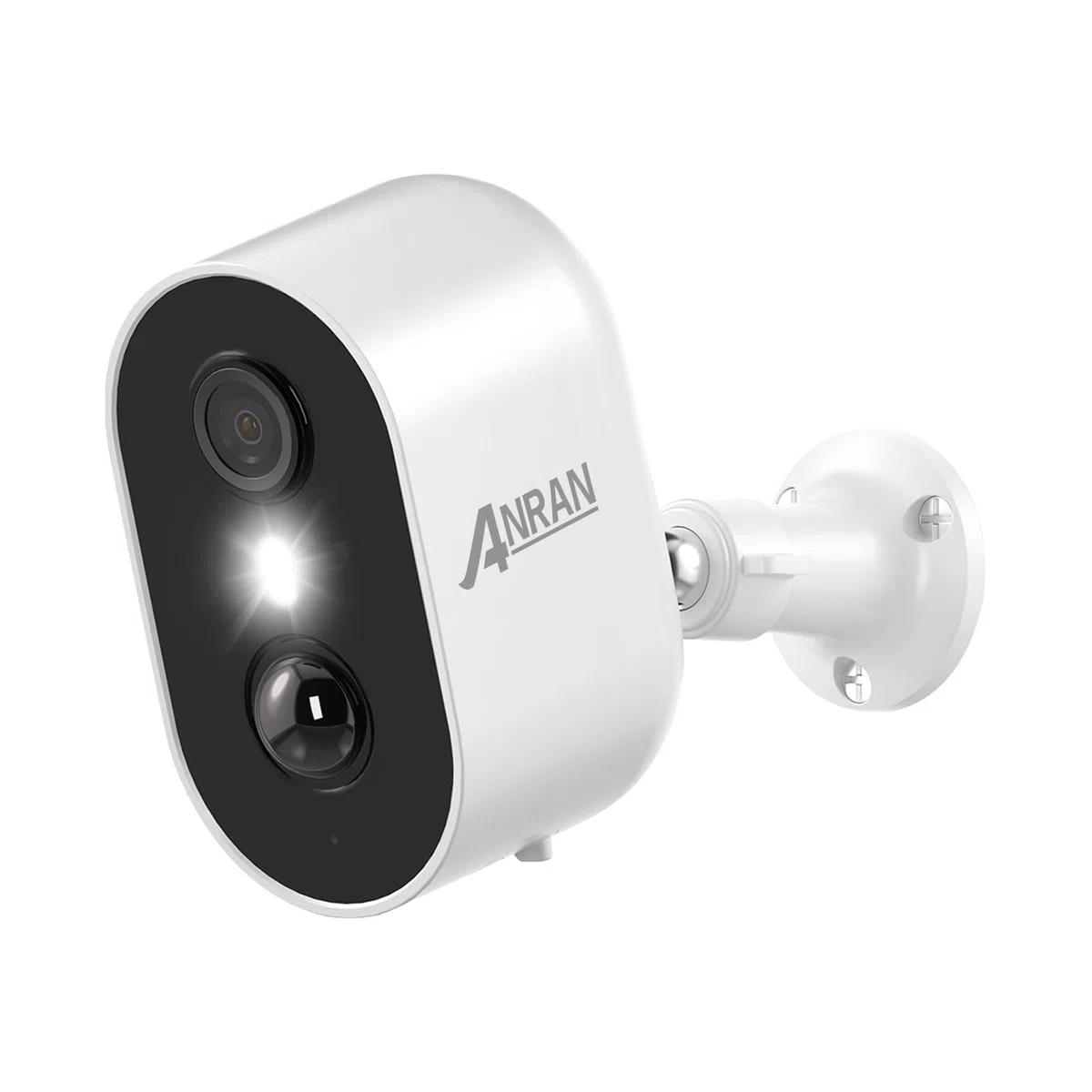 ANRAN Kamera monitoringowa 2K HD na zewnątrz, akumulatorowa, WiFi, 3 MP na baterie, kamera zewnętrzna z wykrywaniem ruchu PIR, Spotlight, noktowizorem, 2-drożne audio