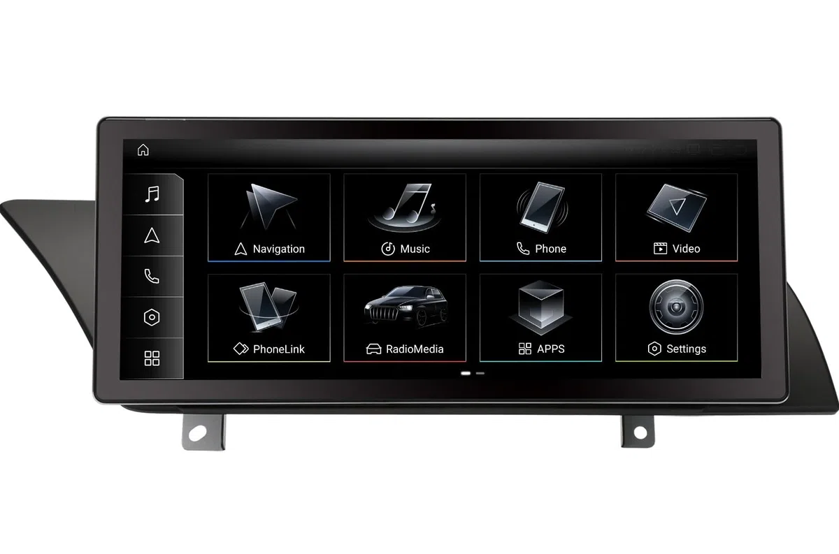 10,25" 8-rdzeniowy 4 + 64 GB CarPlay Android 14 radio samochodowe GPS nawigacja do Audi A4/A5/B8/S4/S5 obsługuje nawigację GPS, Carplay, IPS, WiFi, 4G, WiFi, DAB+, do niskiej konfiguracji