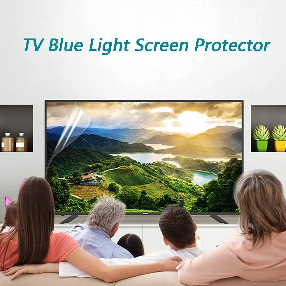 Ochraniacz ekranu telewizora z matowej folii AntiGlare AntiBreak do 40-75 cali, LCD LED Oled QLED,Ochraniacze ekranu TV(70" 1538 * 869)