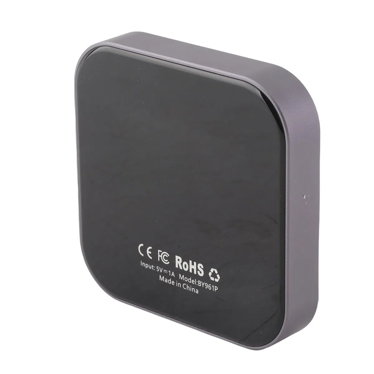 Generic Automatyczny Adapter Bezprzewodowy 4G LTE Car Video Entertainment Box do i Auto z funkcją Dzielonego Ekranu dla Pojazdów, Stop Aluminium