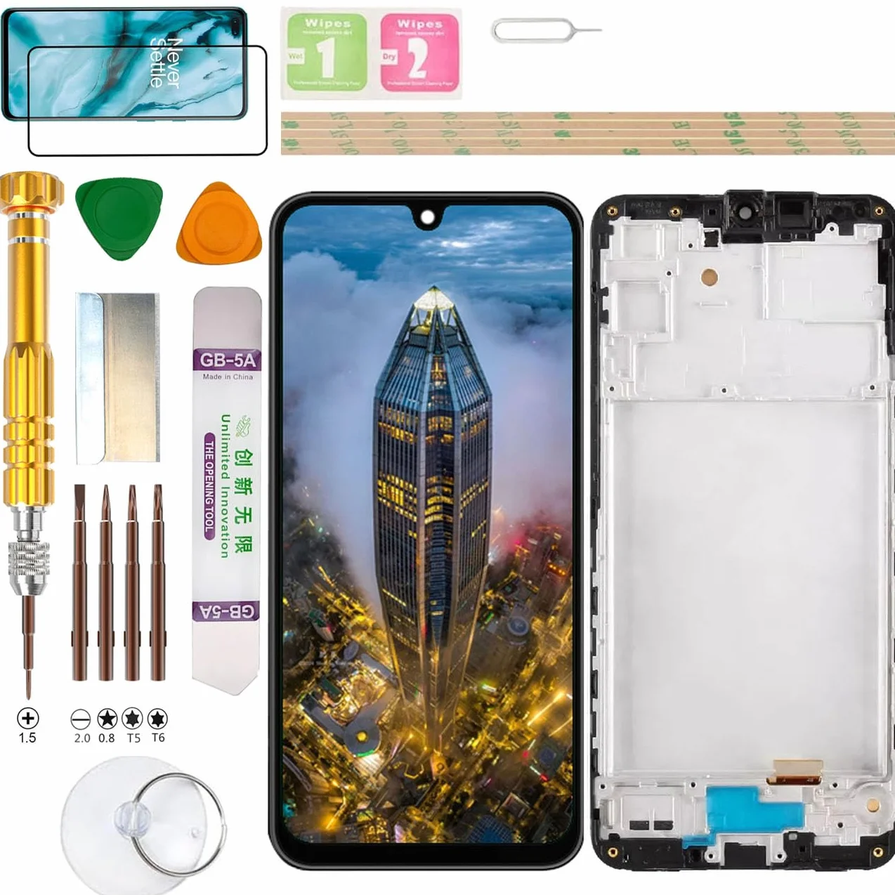 (Incell) Zespół wyświetlacza LCD do Samsung Galaxy A16 (wersja 4G) SM-A165F/DSB, A165F, A165F/DS, A165M, A165M/DS zestaw do wymiany ekranu