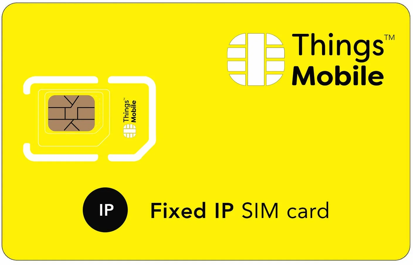 Karta SIM ze stałym adresem IP - Things Mobile - globalny zasięg, sieć wielu operatorów GSM/2G/3G/4G LTE, bez stałych kosztów, bez zapadalności w konkurencyjnych cenach. 10 € kredytu w zestawie