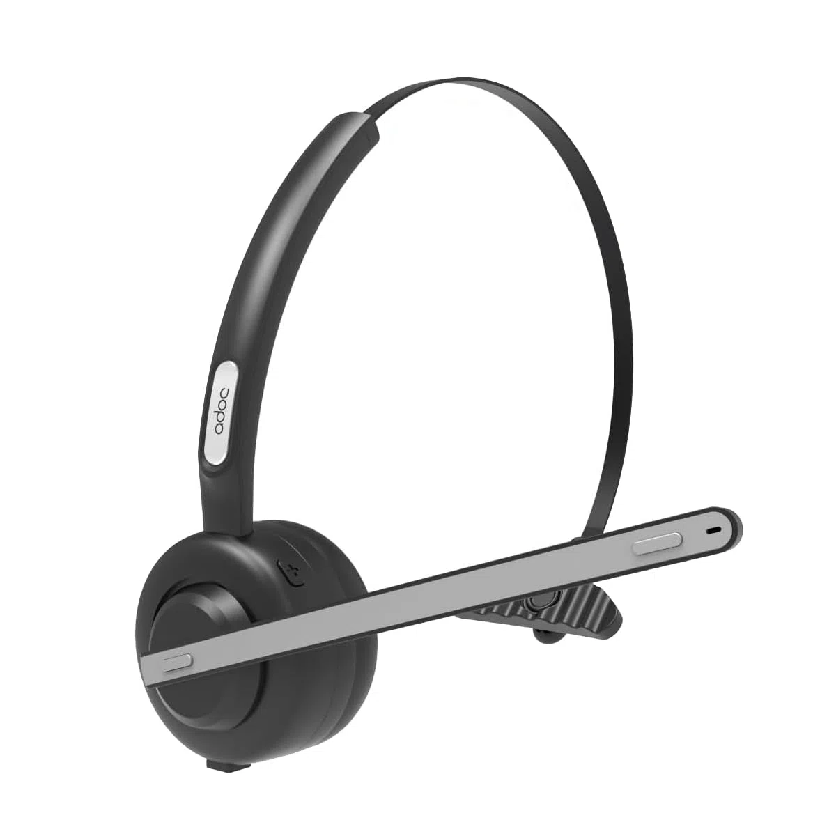 ADOC Słuchawki Bluetooth 5.0 z mikrofonem BT01, redukcja szumów, regulowany pałąk, skórzana podkładka, klawisz wielofunkcyjny, bateria 180 mAh.
