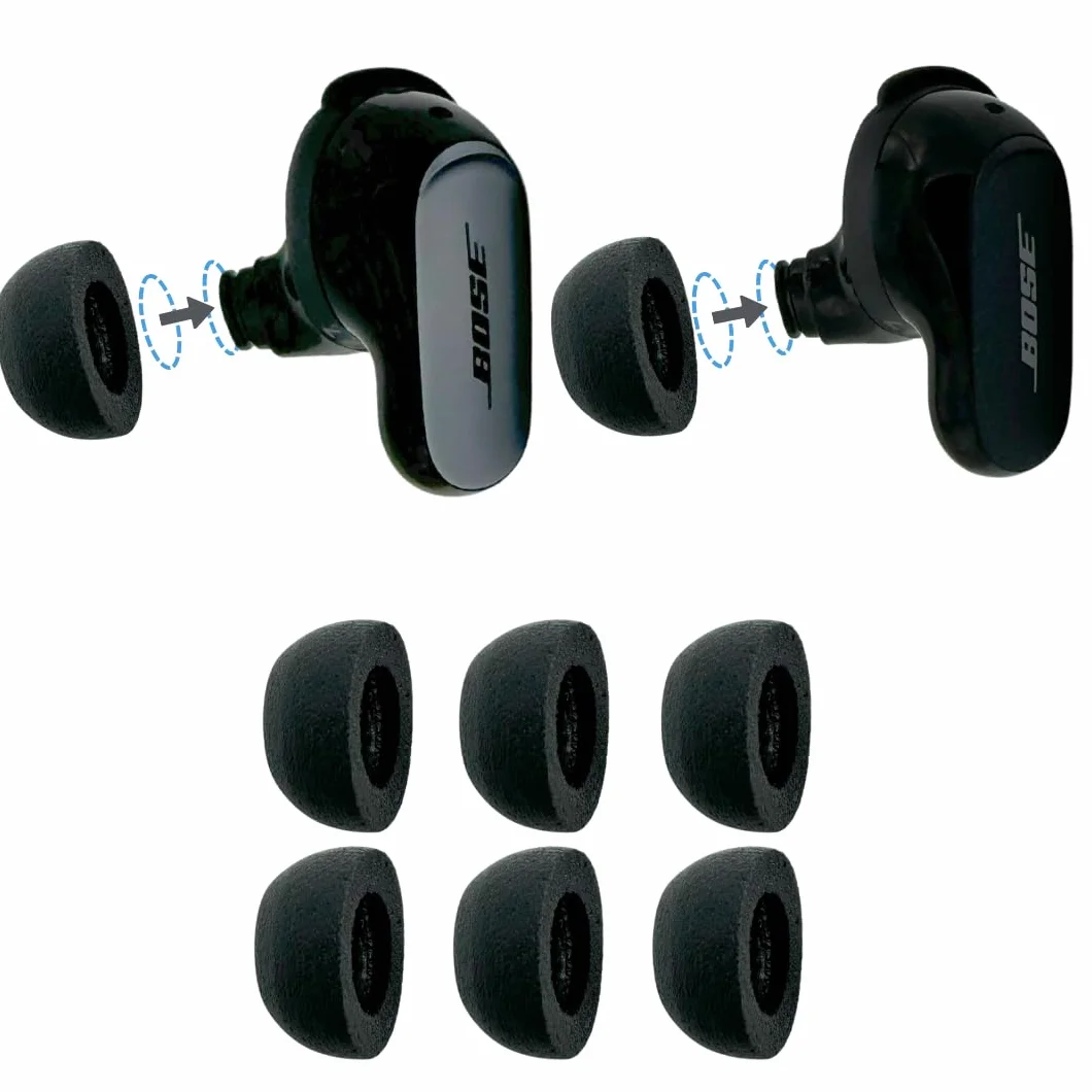Comply Bose QuietComfort II & Bose QuietComfort Ultra zatyczki do uszu, rozmiar L, 3 pary