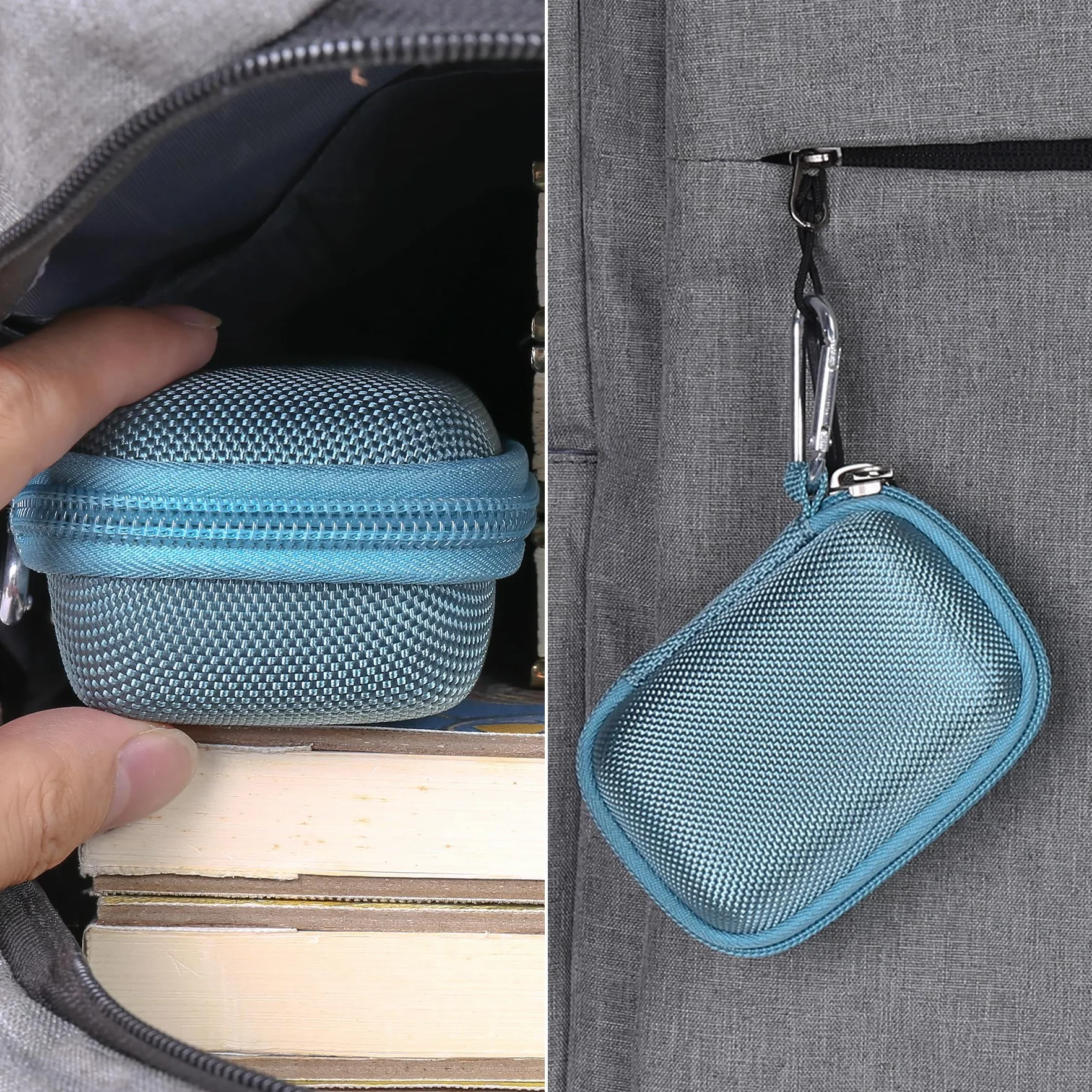 Khanka Zamienny twardy futerał do ładowarki anker Nano Power Bank 5000 mAh, pokrowiec ochronny do Khanka 5000 mAh, 22,5 W/12 W (niebieski, tylko obudowa)