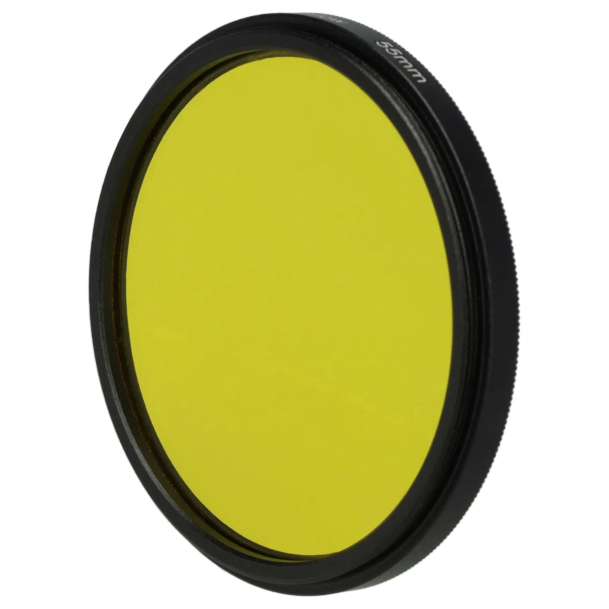 vhbw Uniwersalny kolorowy filtr żółty do obiektywów aparatu z gwintem filtra 55 mm - żółty filtr