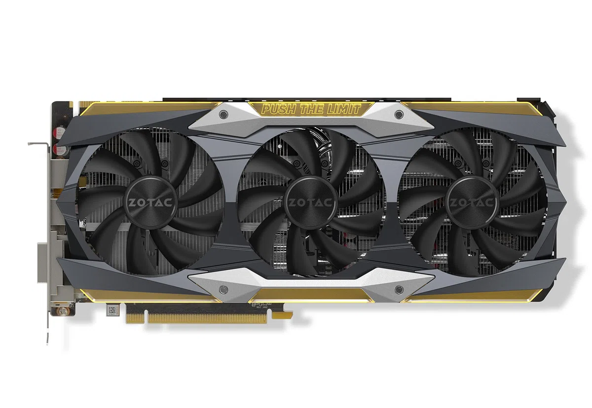 Zotac NVIDIA GeForce GTX 1080 Ti 11 GB AMP Extreme Core Edition karta graficzna - czarna