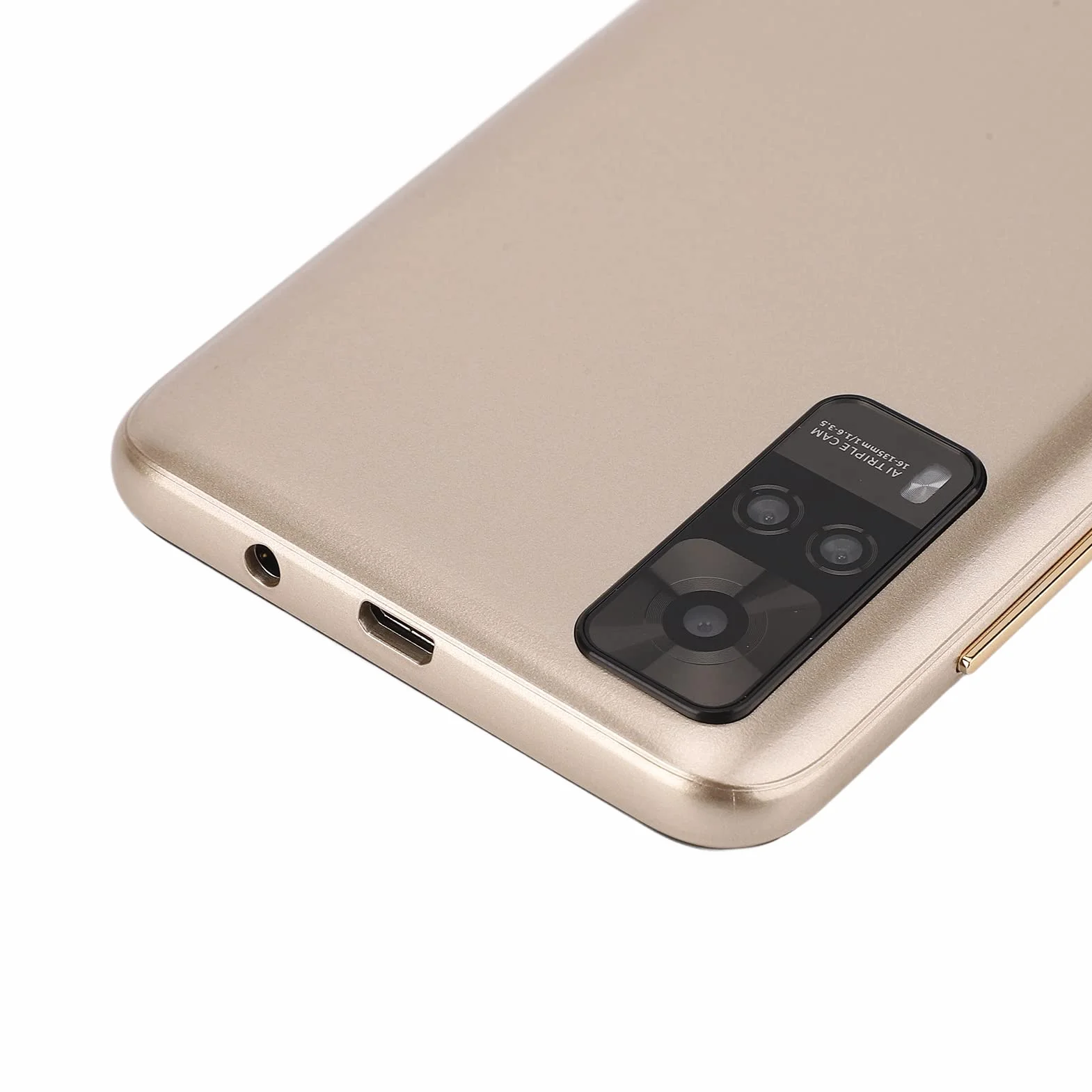 Odblokowane Telefony Komórkowe z Androidem, Y53S 5.45in Ekran FHD Telefon Komórkowy Dual SIM z Odblokowaniem Twarzy, 2 GB RAM 32 GB ROM Ultra Cienki Smartfon, Rozszerzenie 128G, 2800 MAh,(Złoto)