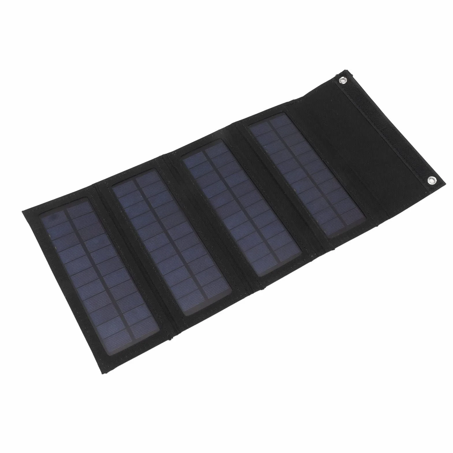 Trwała składana ładowarka panelu słonecznego 40 W na zewnątrz, kemping, wędrówki, przenośny monokrystaliczny panel słoneczny (BLACK)