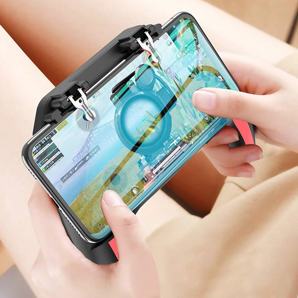 Sutinna Gamepad do smartfona, kontroler gier podwójny kontroler do telefonu komórkowego z wentylatorem 2500mAh/5000mAh(5000 mah)