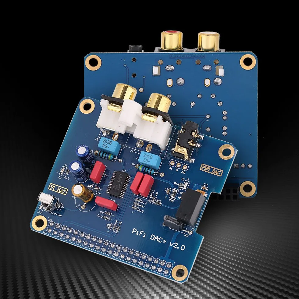 Vbestlife I2S Interfejs HiFi DIGI DAC Cyfrowy Moduł Karty Dźwiękowej do Raspberry Pi 3 Model B / 2B / B