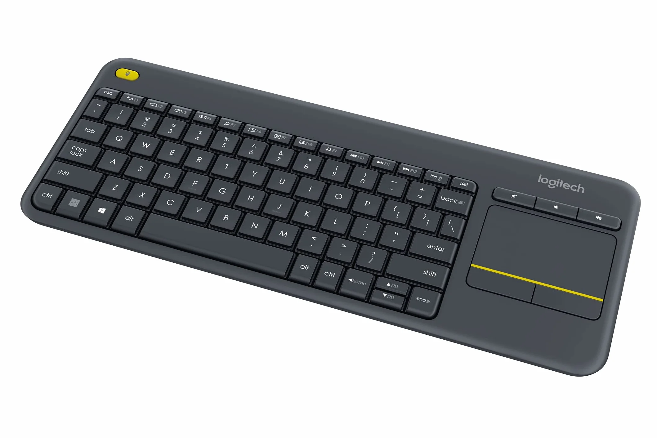 Logitech K400 Plus Wireless Touch TV Klawiatura DEU QWERTZ