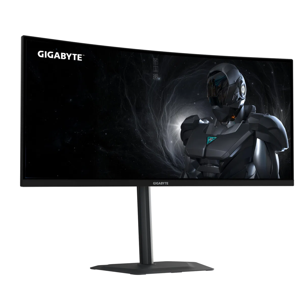 Gigabyte GS34WQCA Gaming Incurved Display 34" WQHD - 3440 x 1440, 1500R, 120Hz, 1ms, 300 CD/m², FreeSync Premium, HDR Ready, HDMI 2.0, DisplayPort 1.4