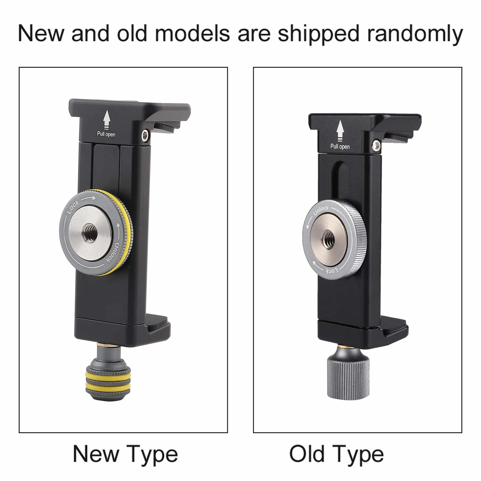 Adapter statywu do smartfona, uniwersalny stop aluminium, adapter do telefonów komórkowych z gniazdem jaskółczy ogon, adapter do uchwytu na telefon komórkowy