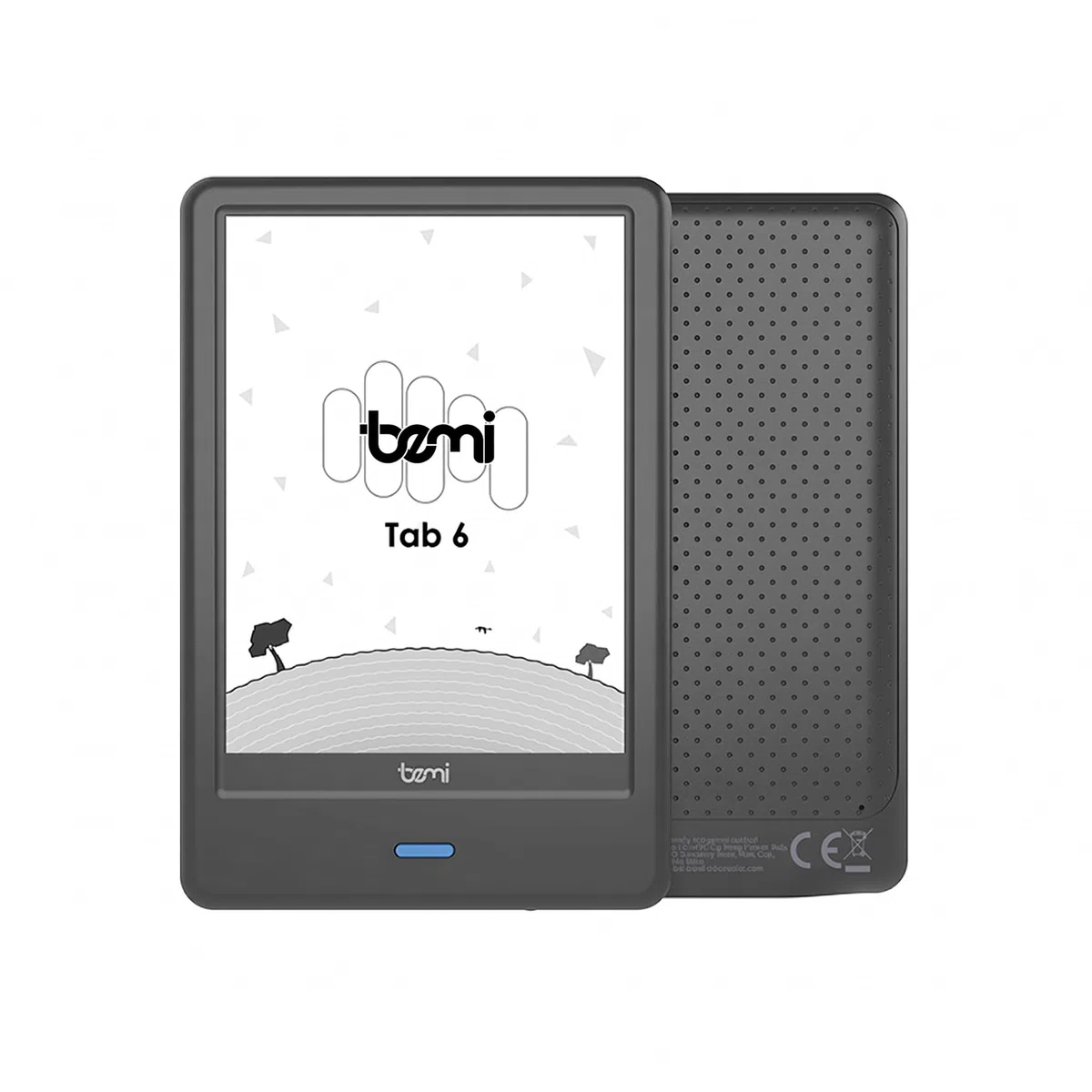 Bemi Cognita Tab 6 Czytnik E-booków 6" E Ink Carta, 32 GB, Android, Google Play, Smart LED, Wi-Fi, Bluetooth, PDF Reflow, TTS, Czarny