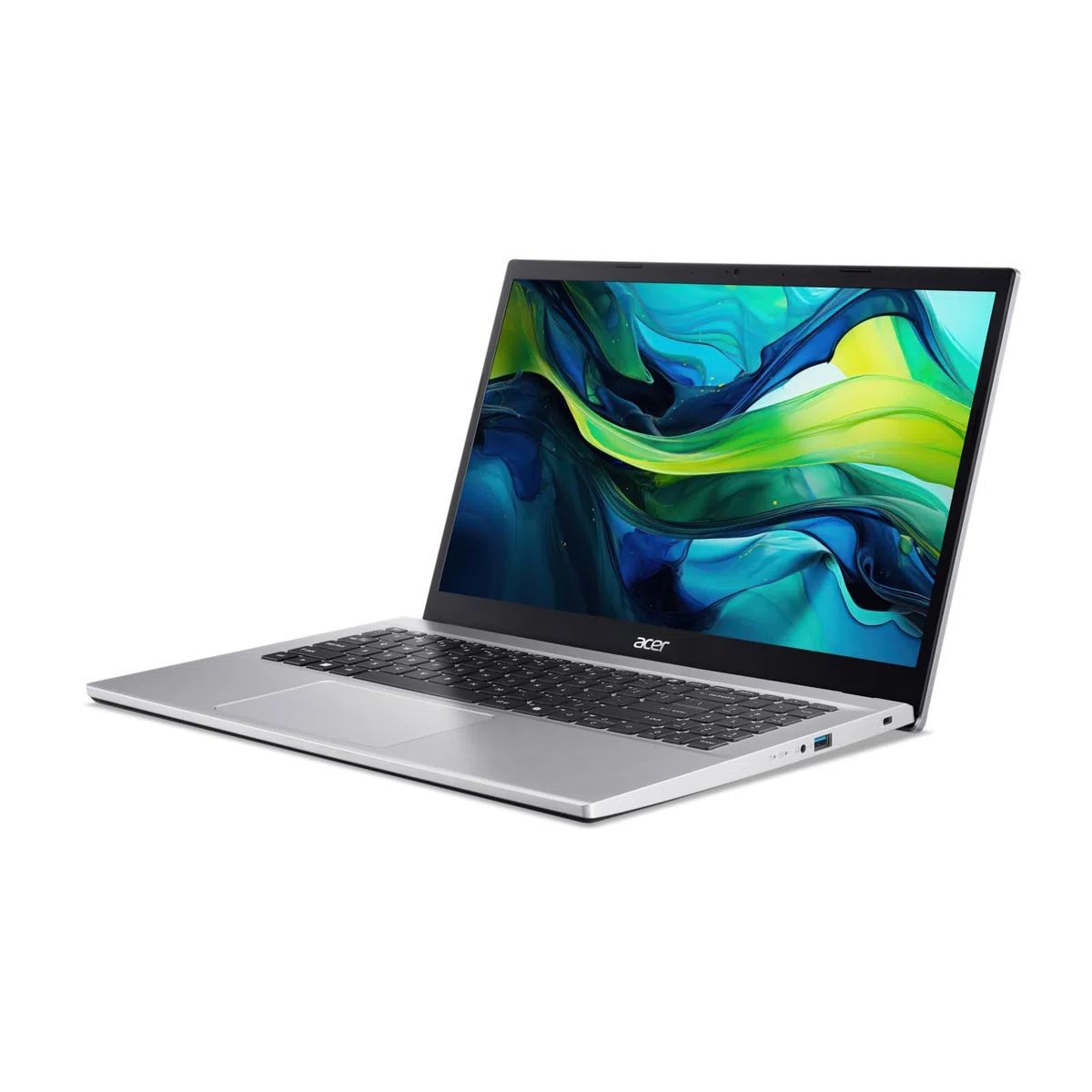 acer Aspire Go 15 AG15-42P-R732, notebook, procesor AMD Ryzen 5 7430U, pamięć RAM 32 GB DDR4, dysk SSD 1024 GB PCIe NVMe, wyświetlacz 15,6" FHD, karta graficzna AMD Radeon, Windows 11 Home, srebrny