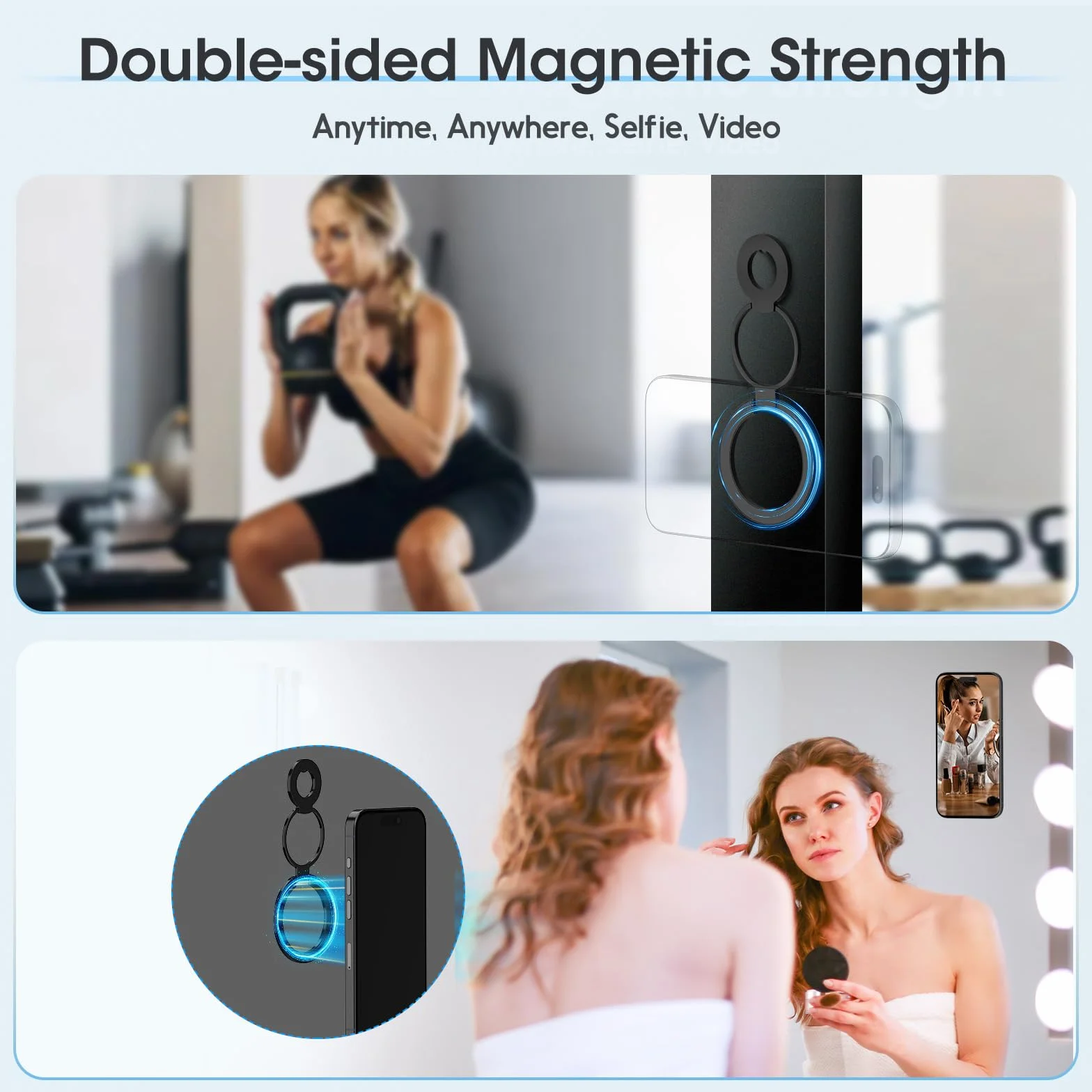 Uchwyt magnetyczny na telefon komórkowy do iPhone 17 16 15 14 13 12 Pro Max Plus, pierścień magnetyczny do telefonu komórkowego Samsung Galaxy S25 Ultra S24 S23 S21