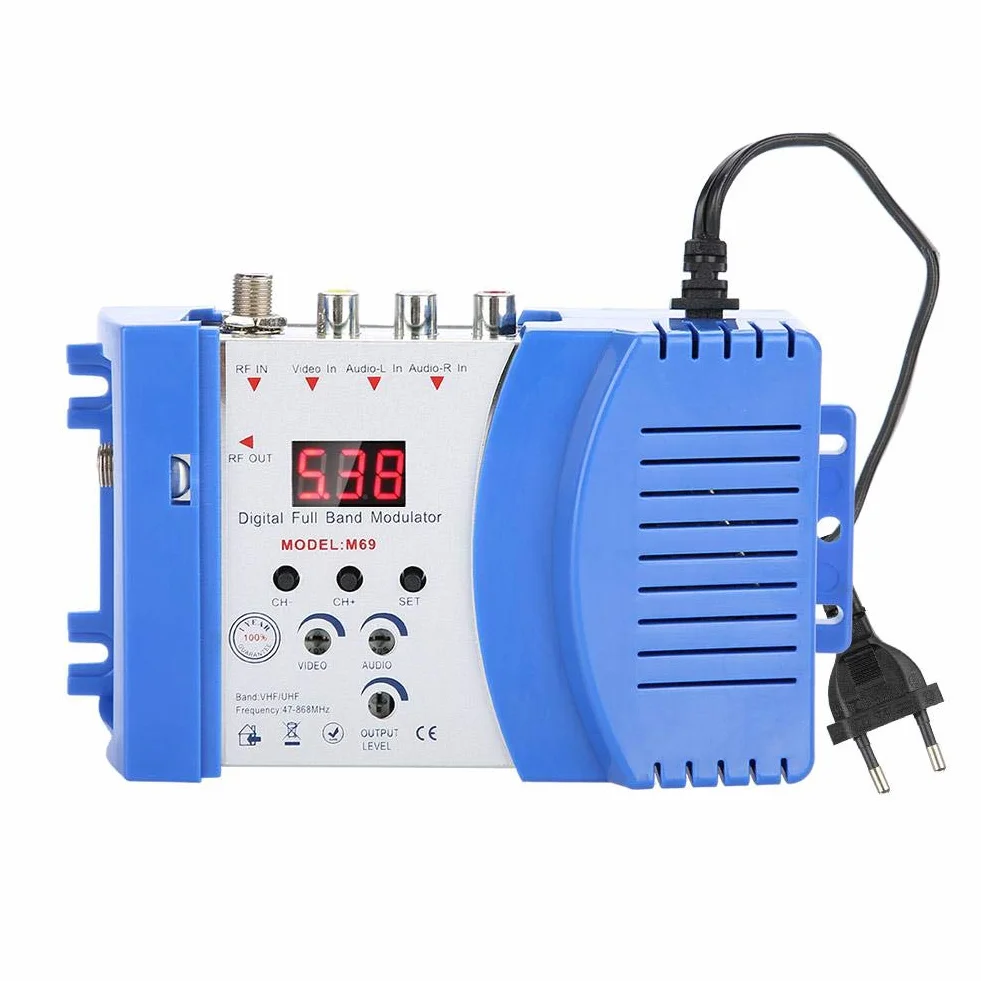 Elprico Modulator cyfrowy, moduł CATV VHF/UHF RF do kamer CCD wideo odbiorniki satelitarne (przepisy europejskie)