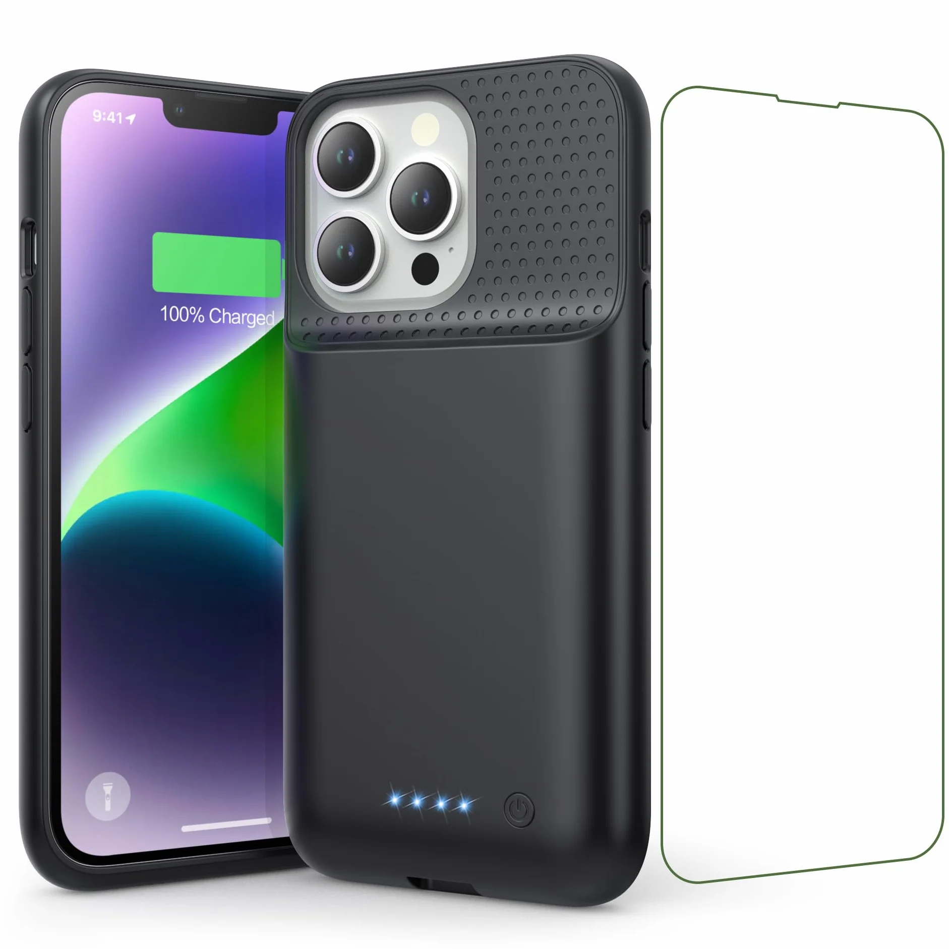Ekrist Etui na baterię do iPhone 13/13 Pro/14, 7500 mAh Smart Battery Case, dodatkowa bateria do ładowania, 2023, nowe przenośne etui na telefon komórkowy, zdejmowany powerbank, etui na telefon