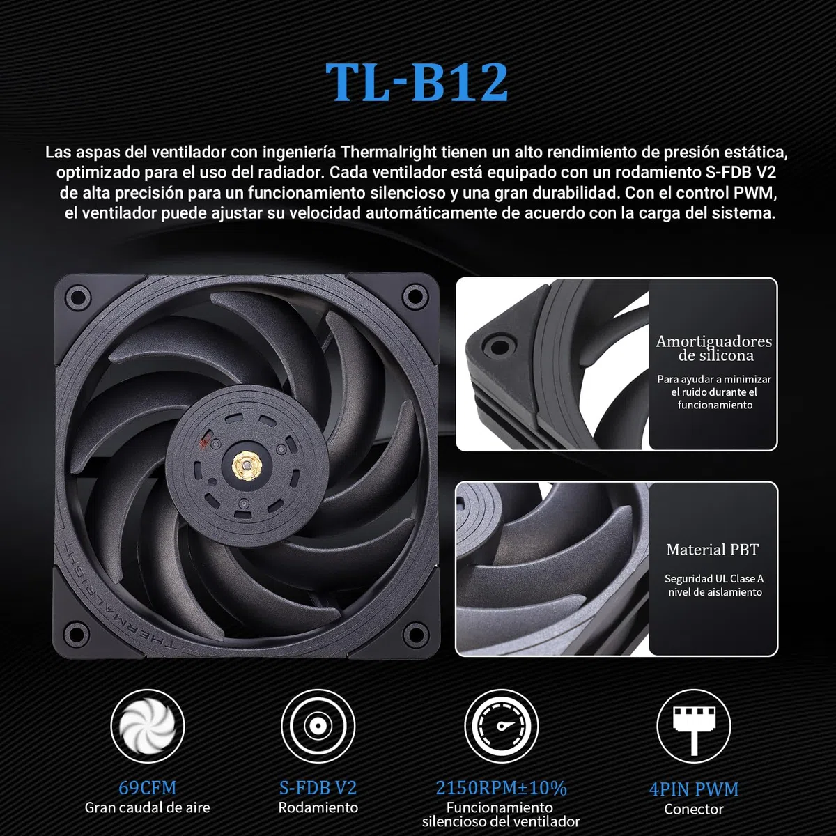 TR Frozen Edge 360 Black chłodnica wody w płynie do procesora z wentylatorem PWM 120 mm, specyfikacja zimnego rzędu 360, czarny, AMD/AM4/AM5, Intel LGA1700/1150/1151/1200/2011