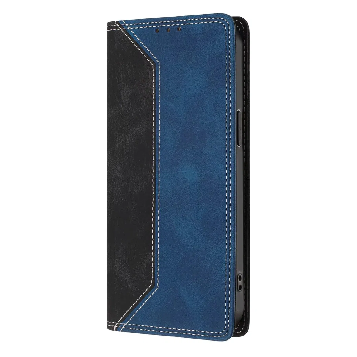 SEAHAI Etui do Motorola Edge 60 Neo/Edge 50 Neo/ThinkPhone 25, etui ochronne ze skóry PU, pokrowiec na karty, odporny na wstrząsy portfel z blokadą RFID/magnetyczną klapką, ciemnoniebieski