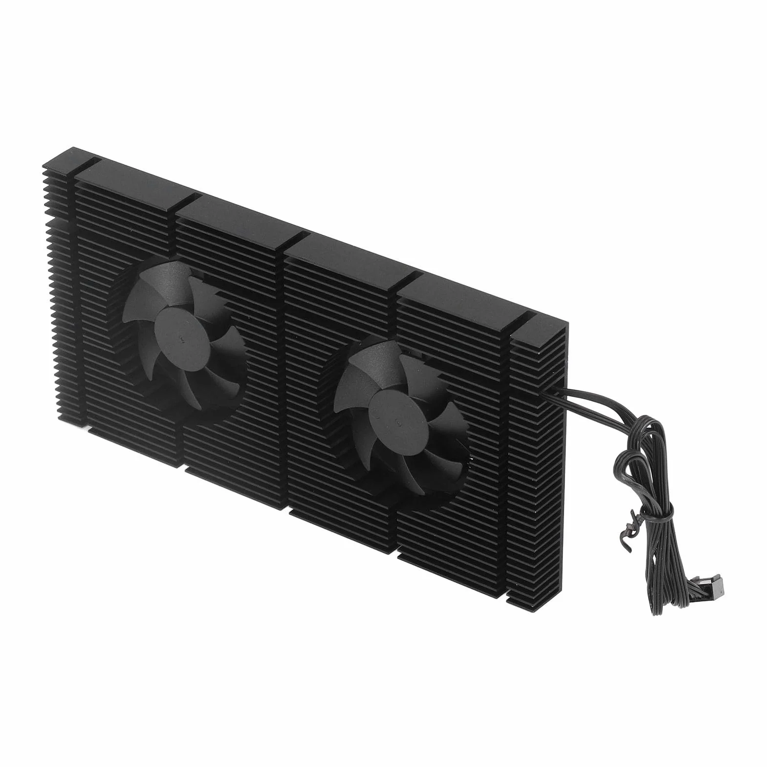 Matybobe Chłodnica Pamięci Podwójny Radiator PWM VRAM Samodzielnie Wykonana Płyta Montażowa Chłodnica Pamięci Karta Graficzna Radiator Regulowana prędkość Niski Poziom Hałasu (Podkładka 0,5 mm 600)