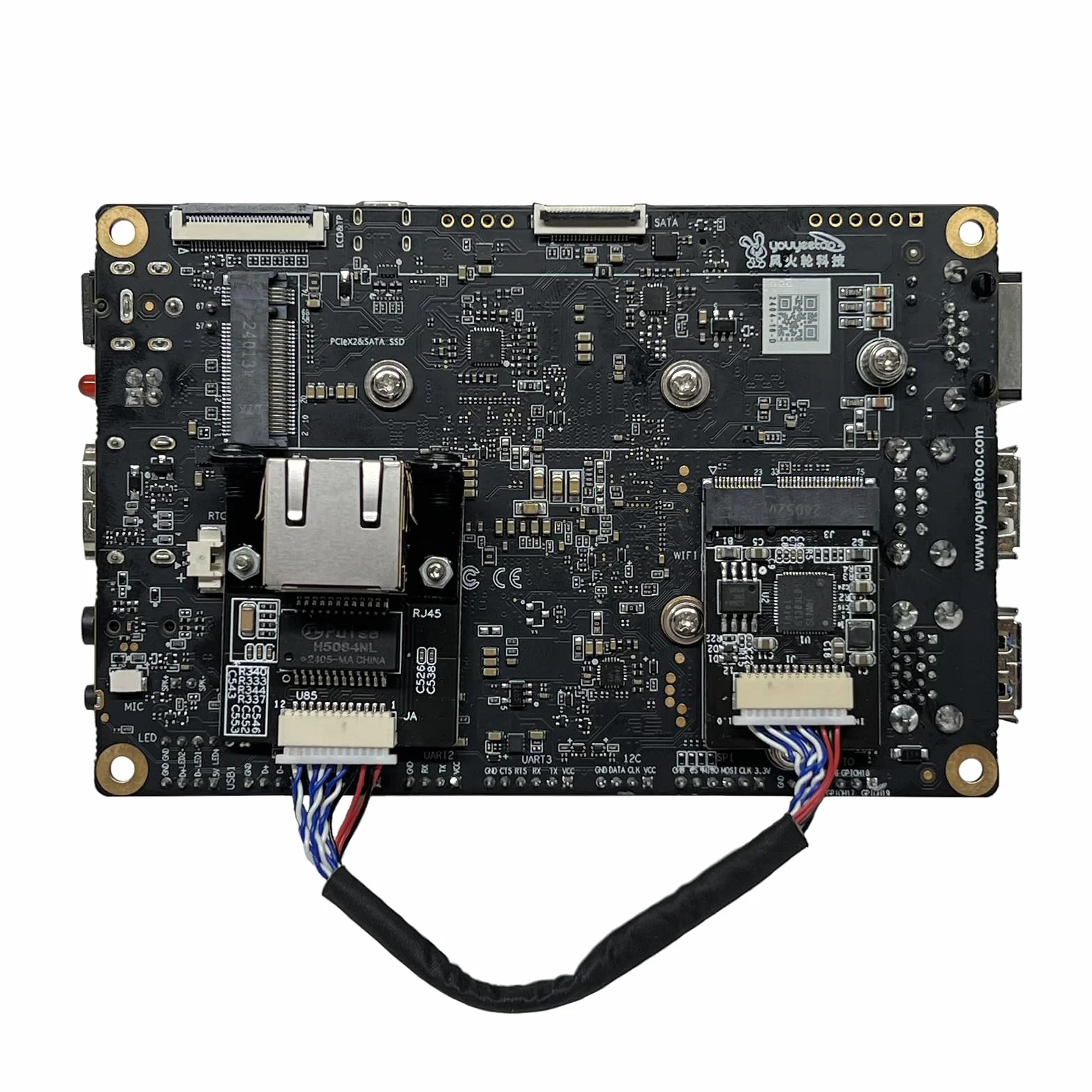 youyeetoo M.2 do gigabitowej karty sieciowej, Intel i226 2.5G Ethernet Server NIC, kompatybilny z kluczem M.2 B+M i kluczem M.2 A+E, do youyeetoo X1 (i225 zaktualizowana wersja)