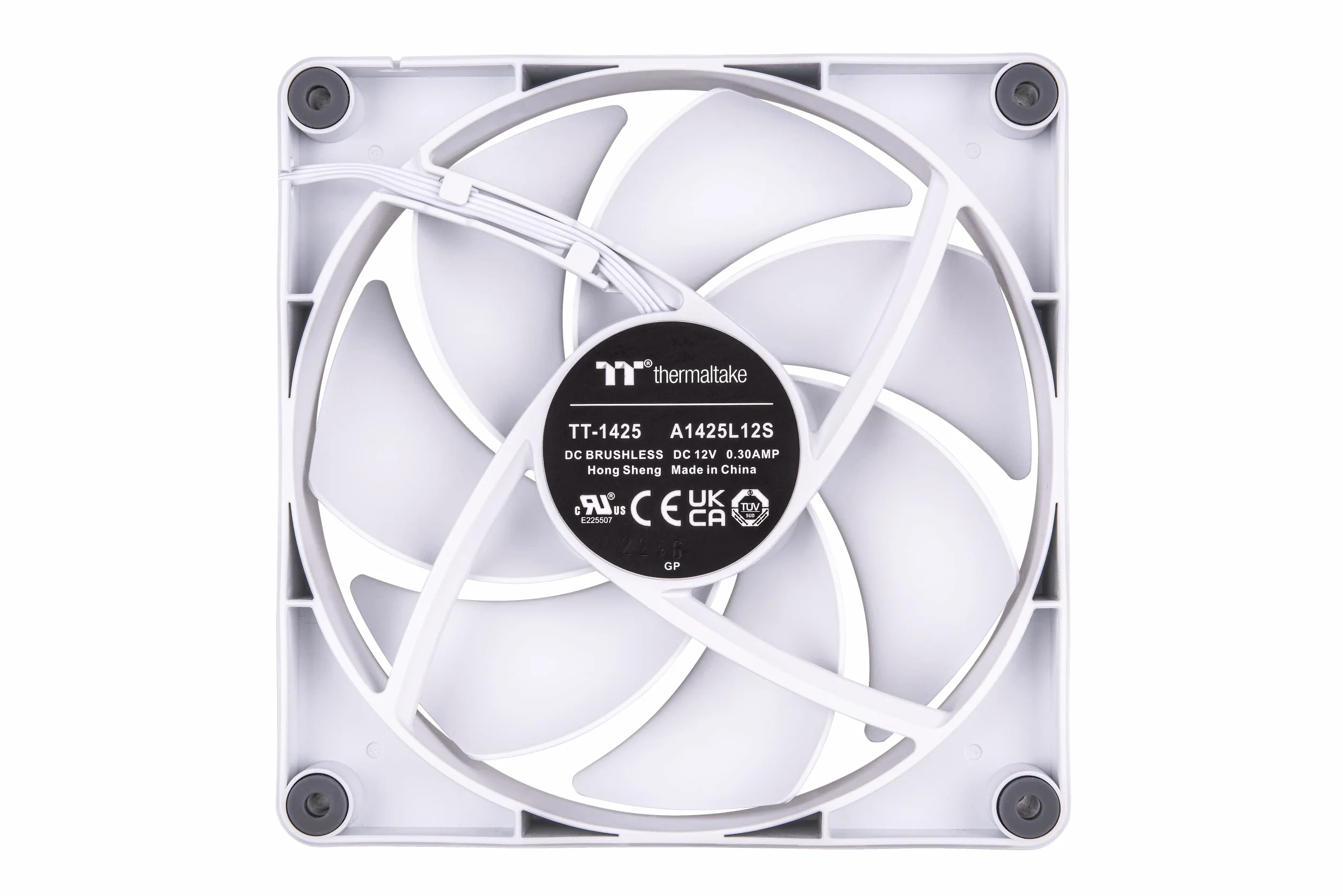 Thermaltake CT140 PC Cooling Fan White | 2 Pack