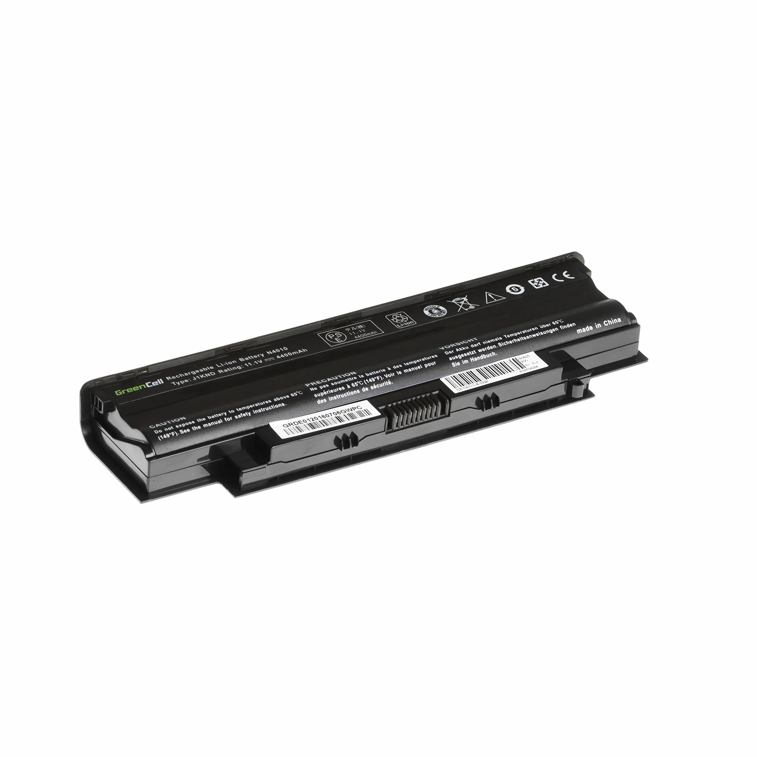 Green Cell Bateria J1KND do Dell Inspiron 15R N5010 N5050 17R N7010 Vostro 4400mAh 11.1V Czarna