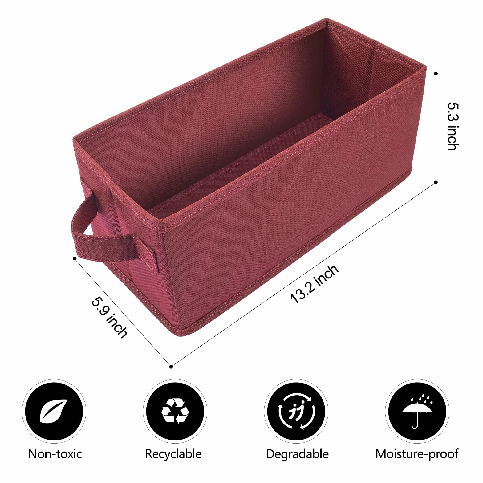 UENTIP Pudełko do przechowywania płyt CD 33,5x15x13,5 cm na 30-165 płyt