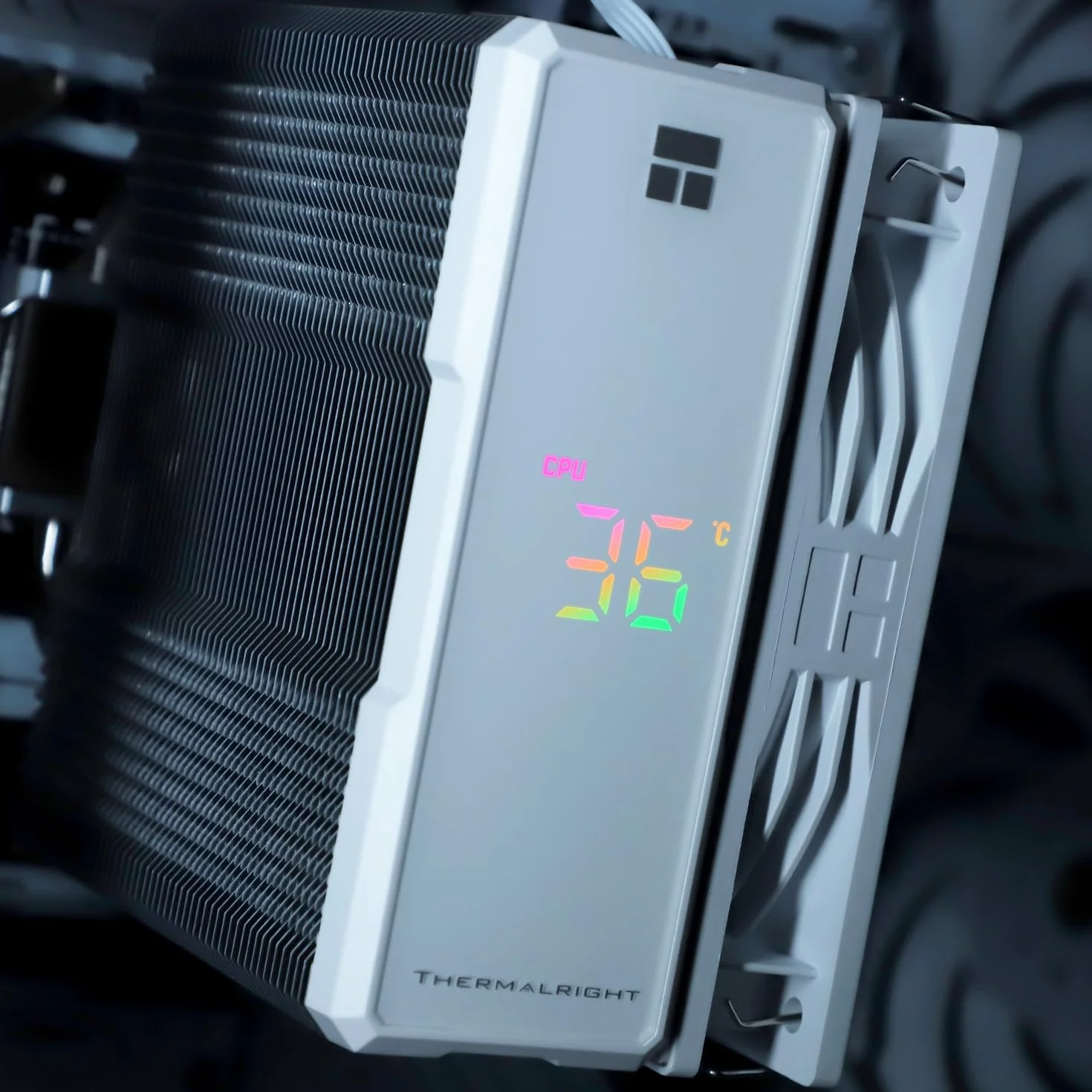 Thermalright TR AX120R cyfrowy biały chłodnica procesora AMD Intel