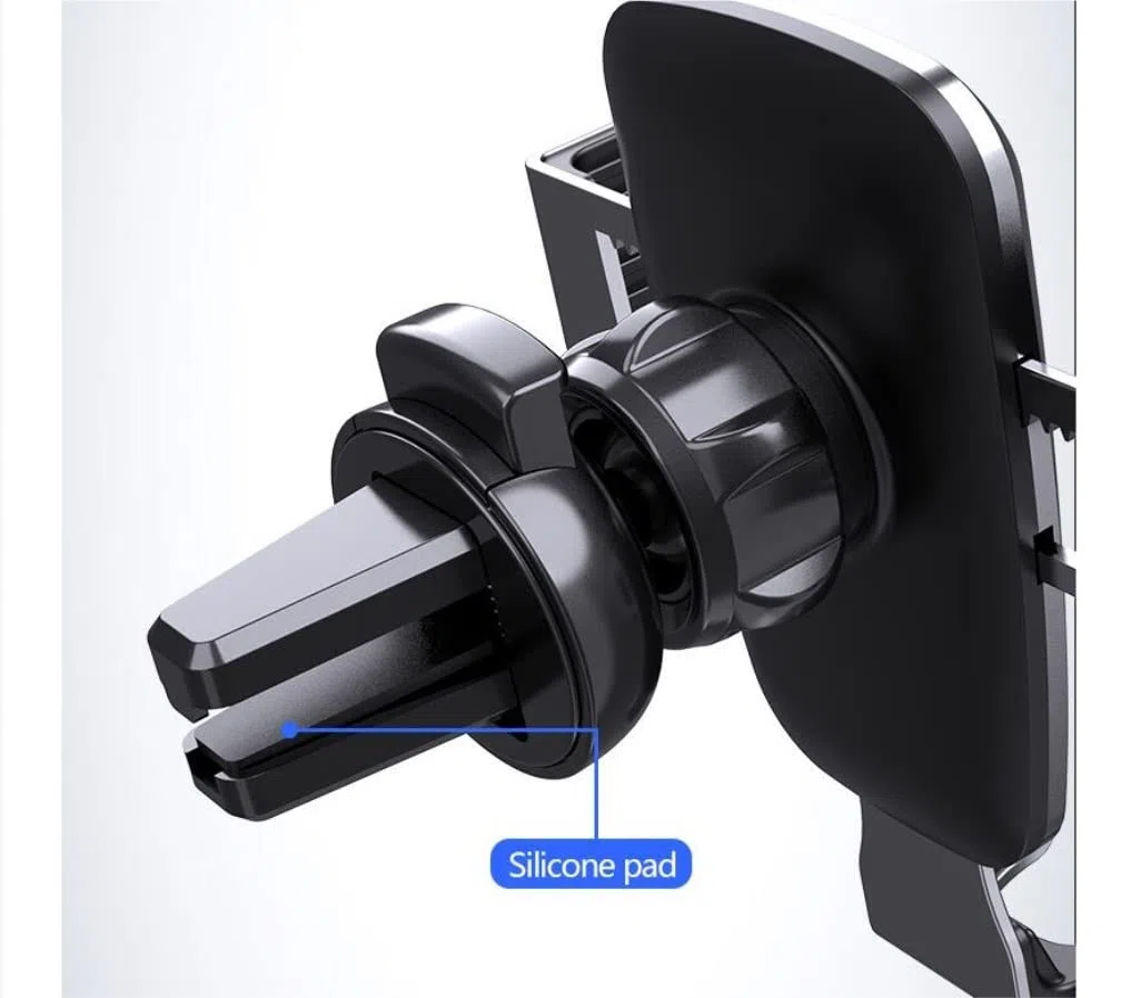 Samochodowy Uchwyt na Telefon Uchwyt samochodowy do telefonu Air Vent Clip Mount Mobile Stand Smartphone GPS Support Uchwyt na Telefon do Samochodu (Blue : Black)