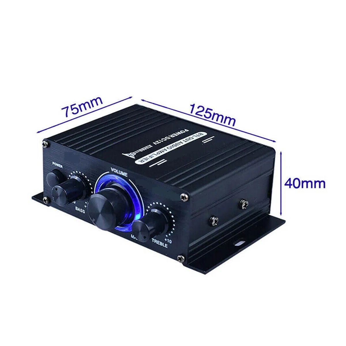 Mini Cyfrowy Wzmacniacz Samochodowy Audio Niebieskie Światło Stereofoniczny Wzmacniacz Audio Do Kina Domowego Klubowa Muzyka Imprezowa Precyzyjne Strojenie