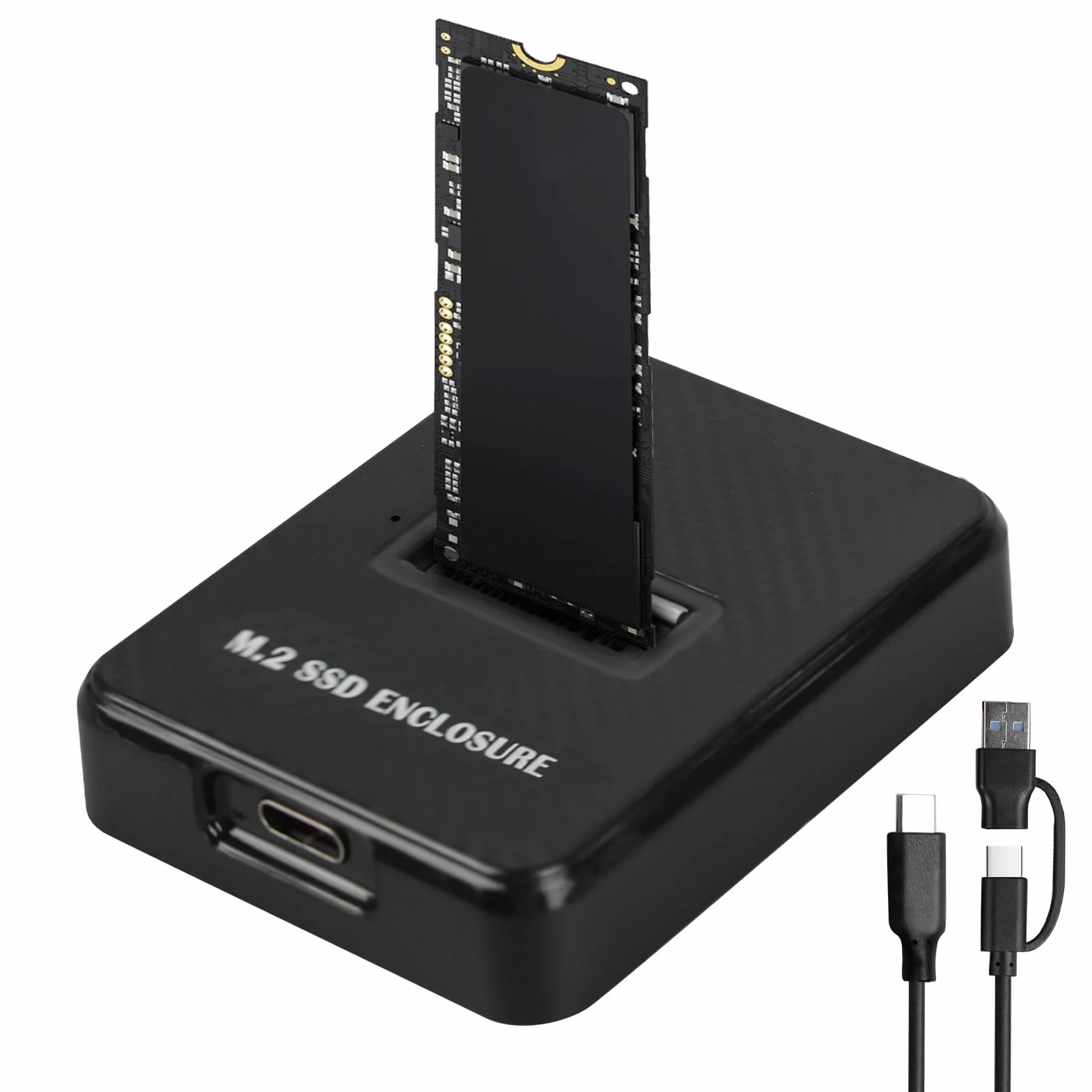 M.2 NVMe i SATA stacja dokująca, 10 Gb/s USB 3.2 Gen2 adapter do M-Key/B+M Dual Key zewnętrzny protokół NVMe i NGFF SSD 2230/2242/2260/2280 SSD