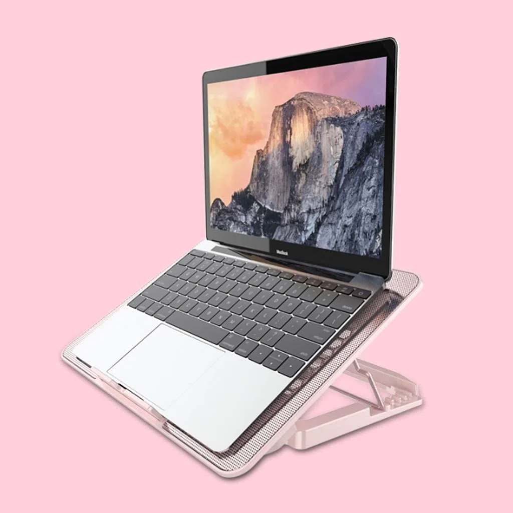 Ergonomiczny stojak chłodzący do laptopa, podkładka chłodząca do laptopa, 30-43.2 cm, płyta chłodząca do laptopa, uchwyt, wyciszony wentylator wyciągowy, chłodzony powietrzem, radiator