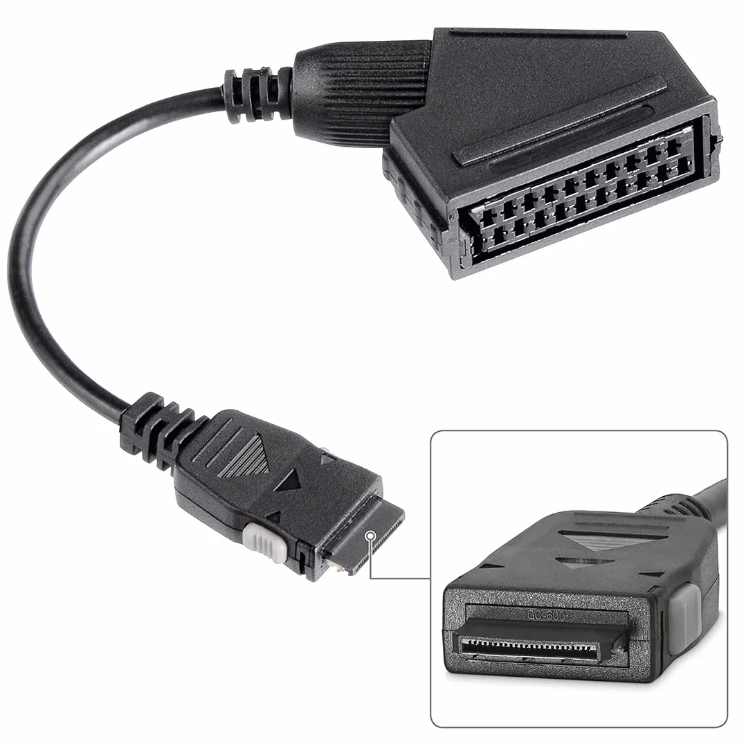 Hama 83099 83099 Adapter Scart, Czarny, 10 cm