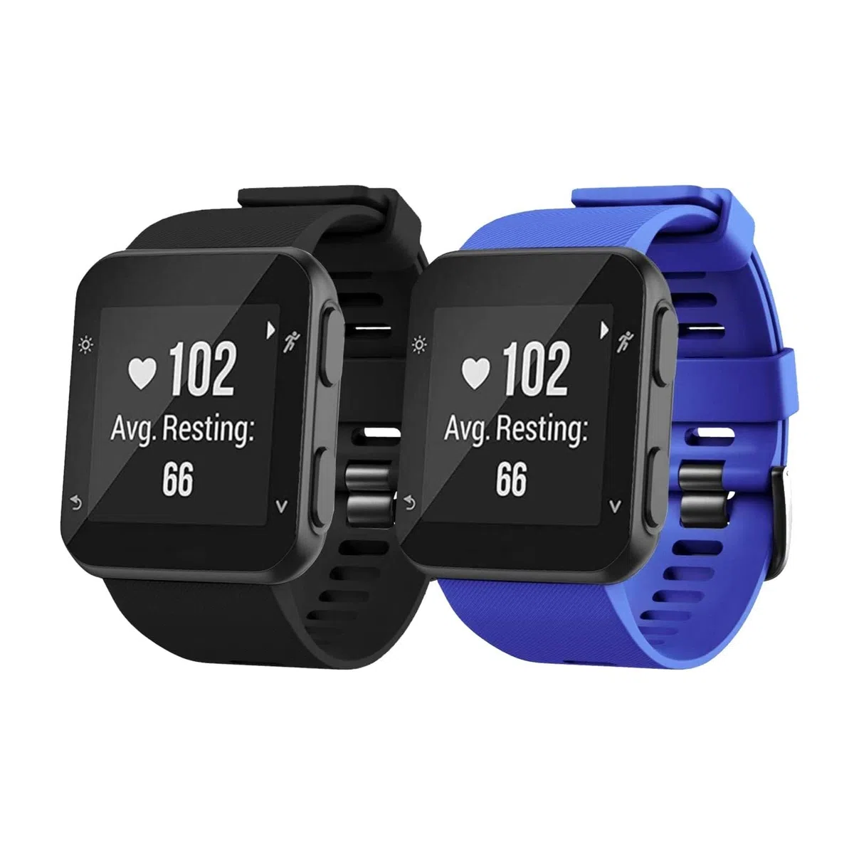 2 szt. do Garmin Forerunner 35 miękkie silikonowe paski zastępcze