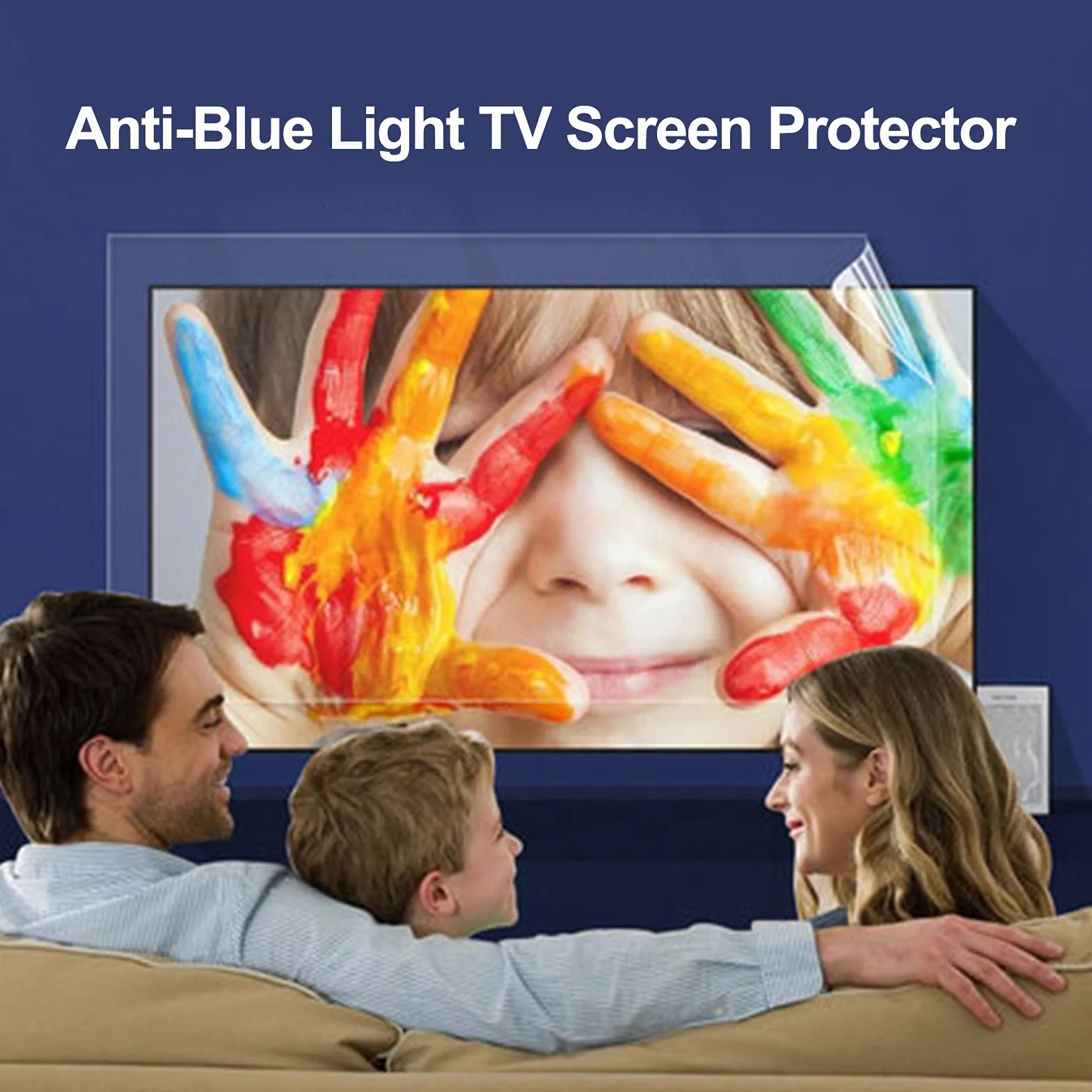 Ochrona ekranu przed oślepianiem, filtr przeciwodblaskowy do ekranu telewizora - bez odcisków palców, do LCD, LED, 4K OLED i QLED HDTV, 65" 1429 * 804
