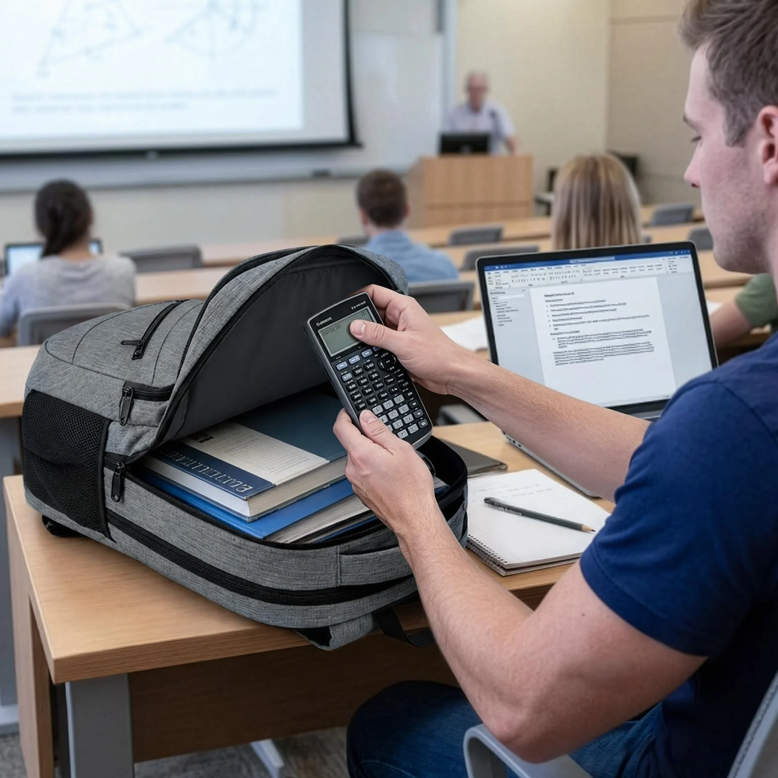 MATEIN Męski plecak na laptopa 17 cali, duży wodoodporny plecak męski, torba podróżna do pracy, biznesu i szkoły