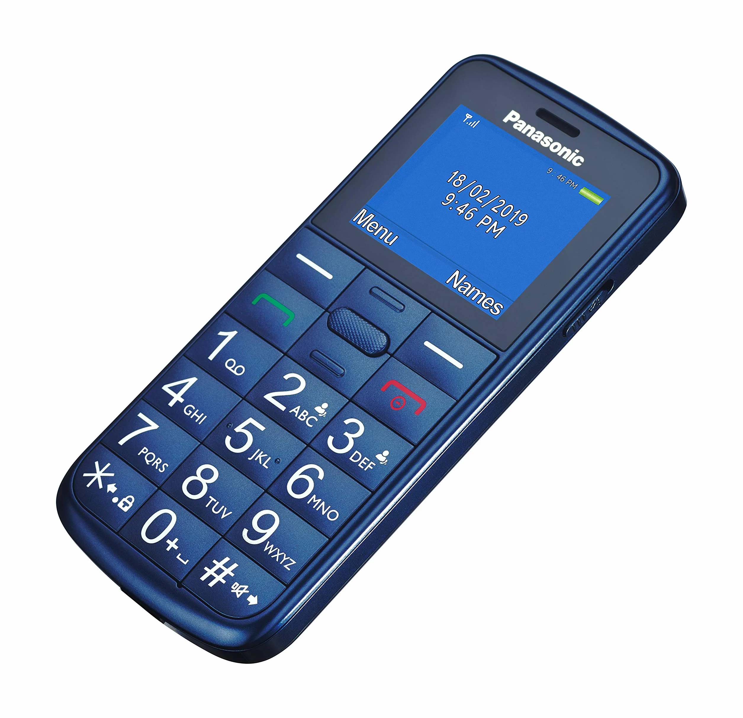 Panasonic KX-TU110 telefon komórkowy niebieski