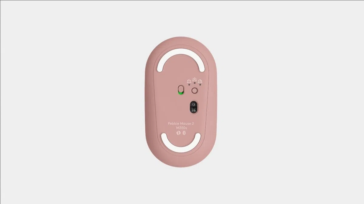 Logitech Pebble 2 Combo, bezprzewodowa klawiatura i mysz, cicha i przenośna, konfigurowalna, Logi Bolt, Bluetooth, Easy-Switch do Windows, MacOS, iPadOS, Chrome - różowy