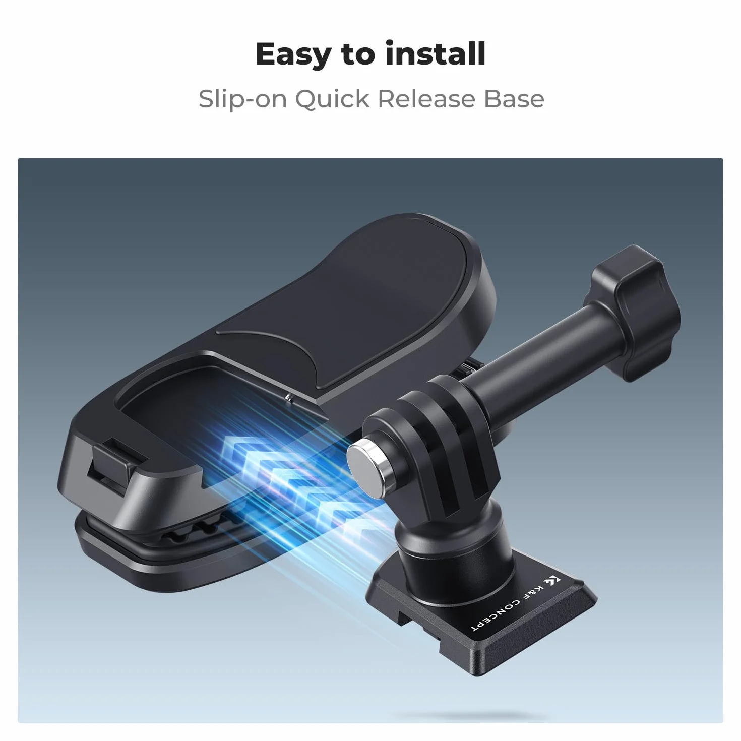 K&F CONCEPT Magnetyczny uchwyt do plecaka Clip Mount do DJI Osmo Action 5 Pro, obracany o 180° do GoPro Hero 13/12/11/10, Osmo Action 6/5 Pro/4, Insta360 X5/X4/X3, DJI Osmo 360
