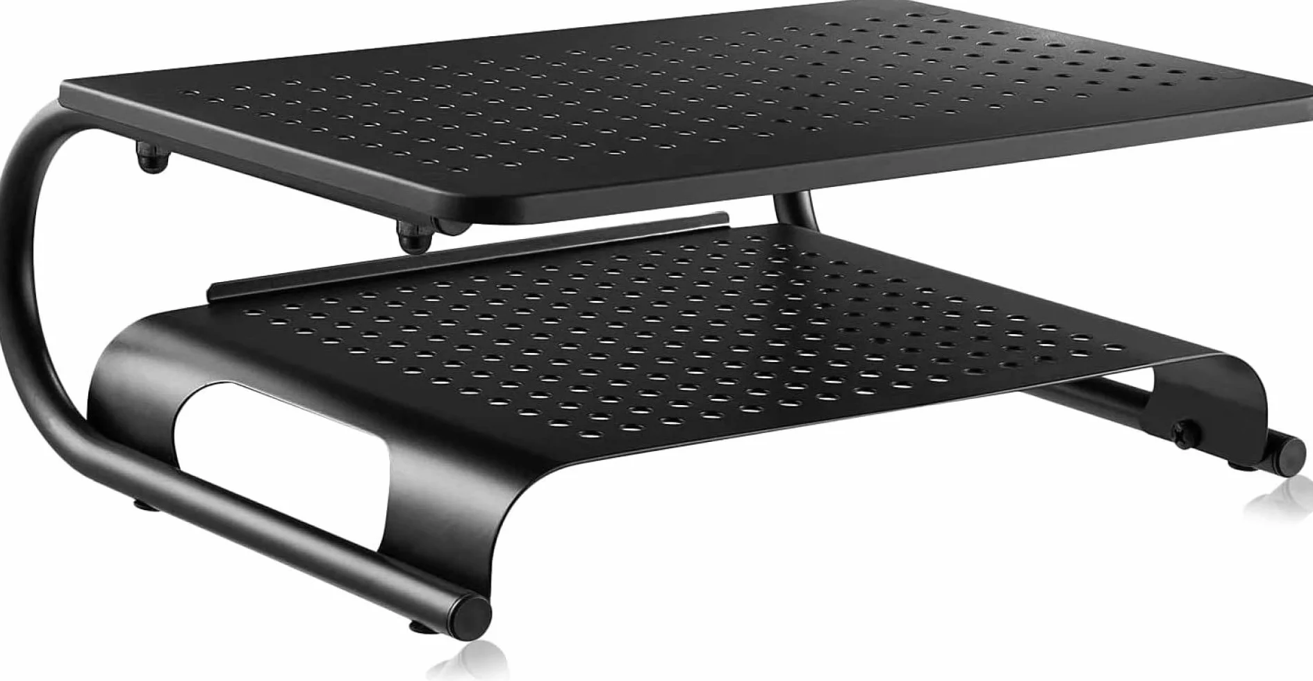 Suptek Stojak na ekran PC, uchwyt monitora do laptopa, komputera, iMaca, komputera o wadze maksymalnie 20 kg - wsporniki i akcesoria do komputerów PC 2-półkowy MST002