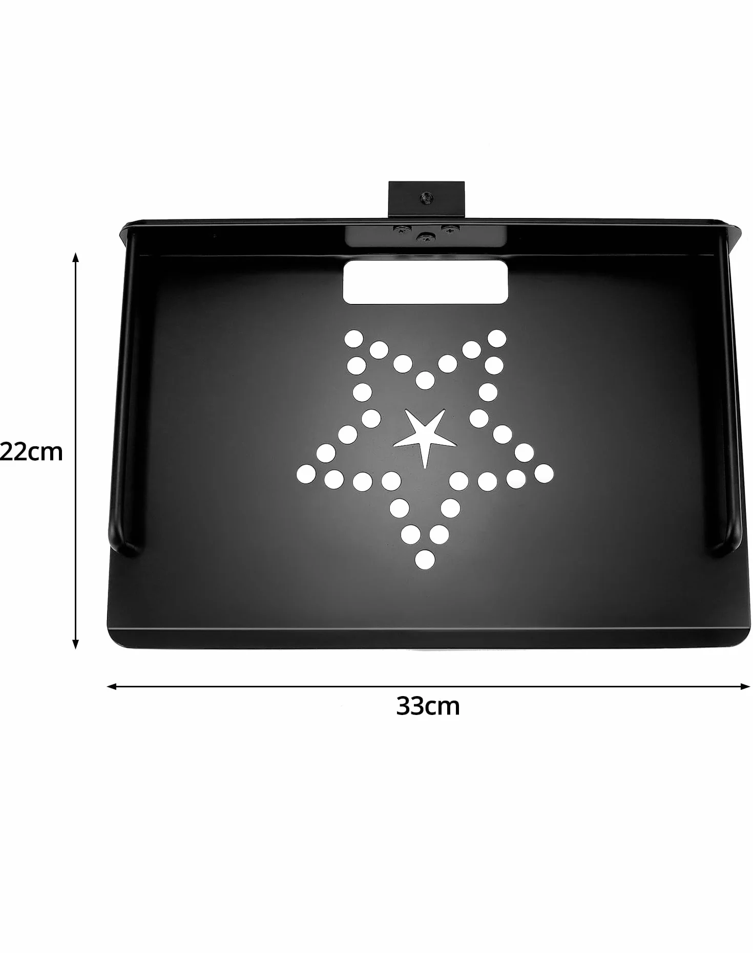 QWORK Uchwyt sufitowy do projektora z prowadnicą kabla 38-60 cm 3 kg