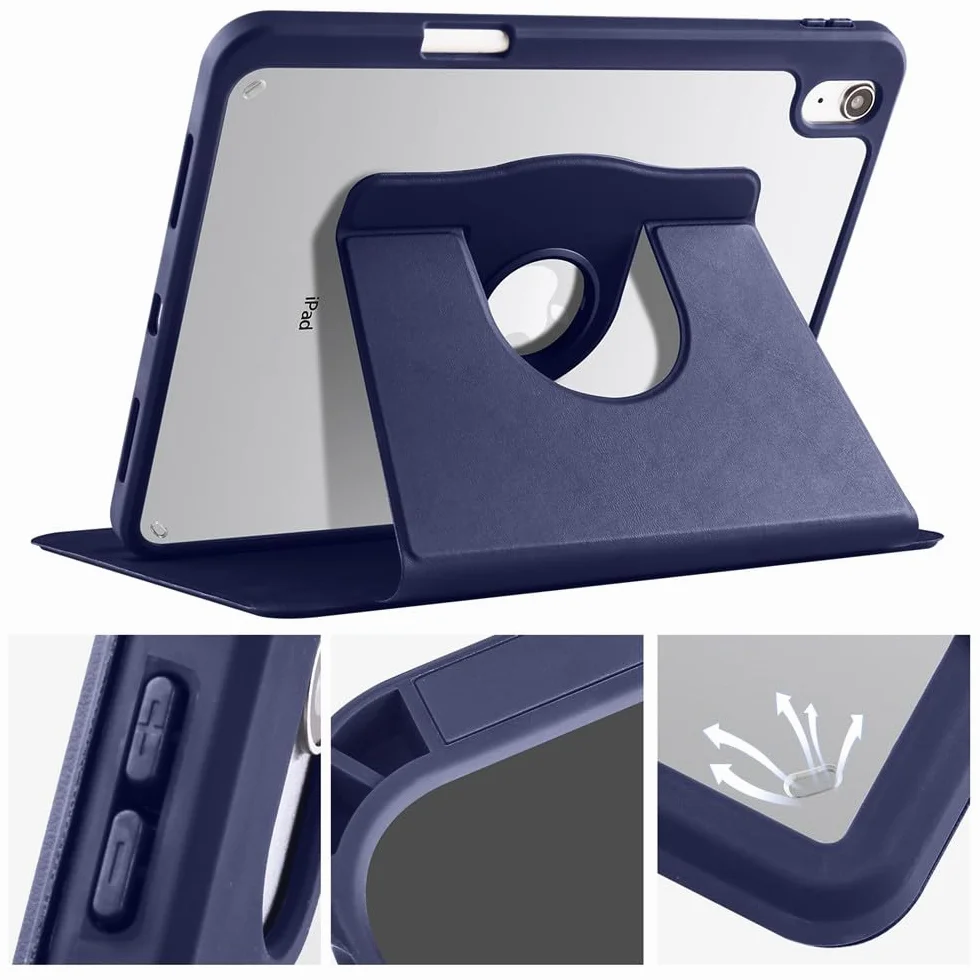 Generic etui kompatybilne z Xiaomi Redmi Pad 2 (kolor: Greyselected) inteligentne etui obrotowy stojak skórzany silikonowy twardy pokrowiec
